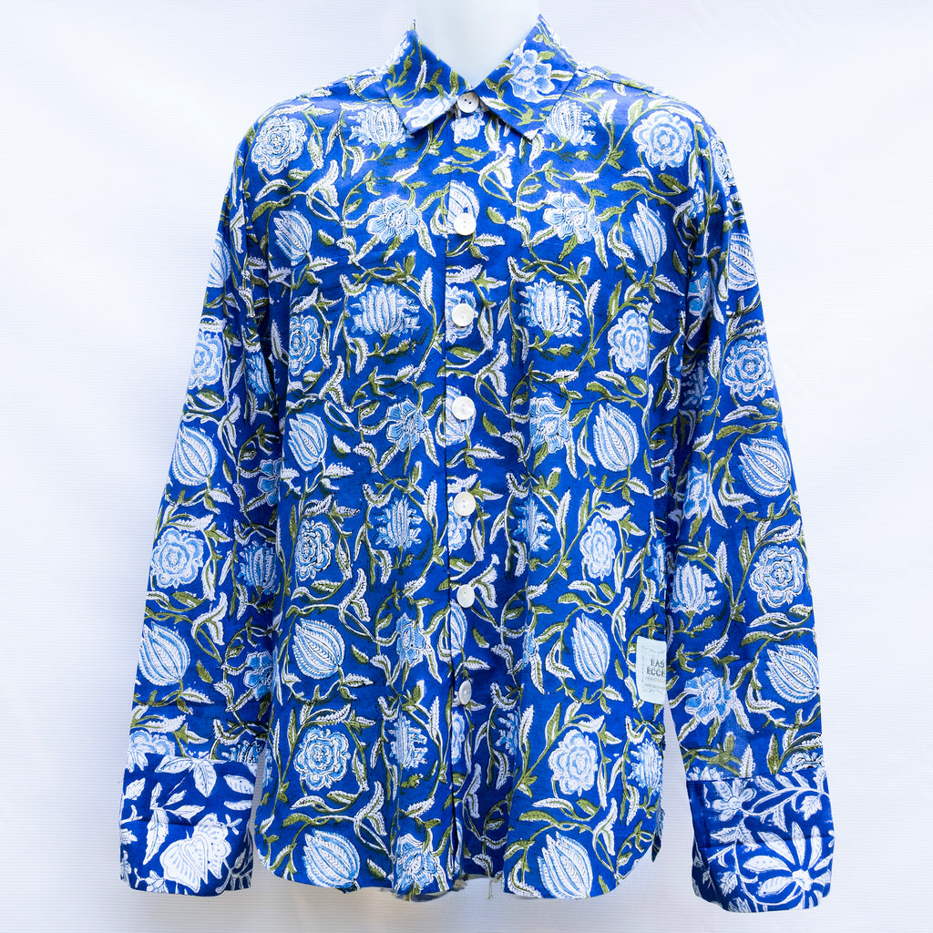 4 Royal Blue with Mughal Flowers Neel Mahal '25