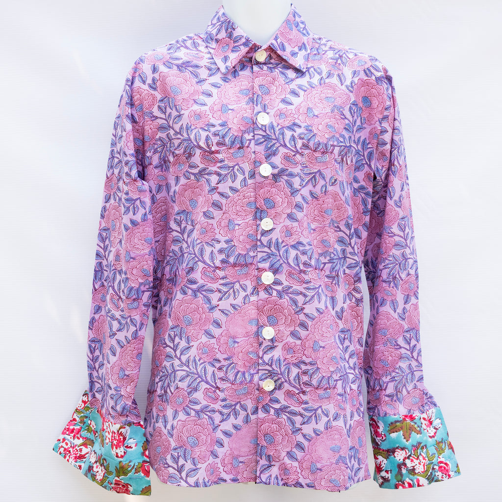 6 Lavender with Pink Florals Gulaabi Shaam '25
