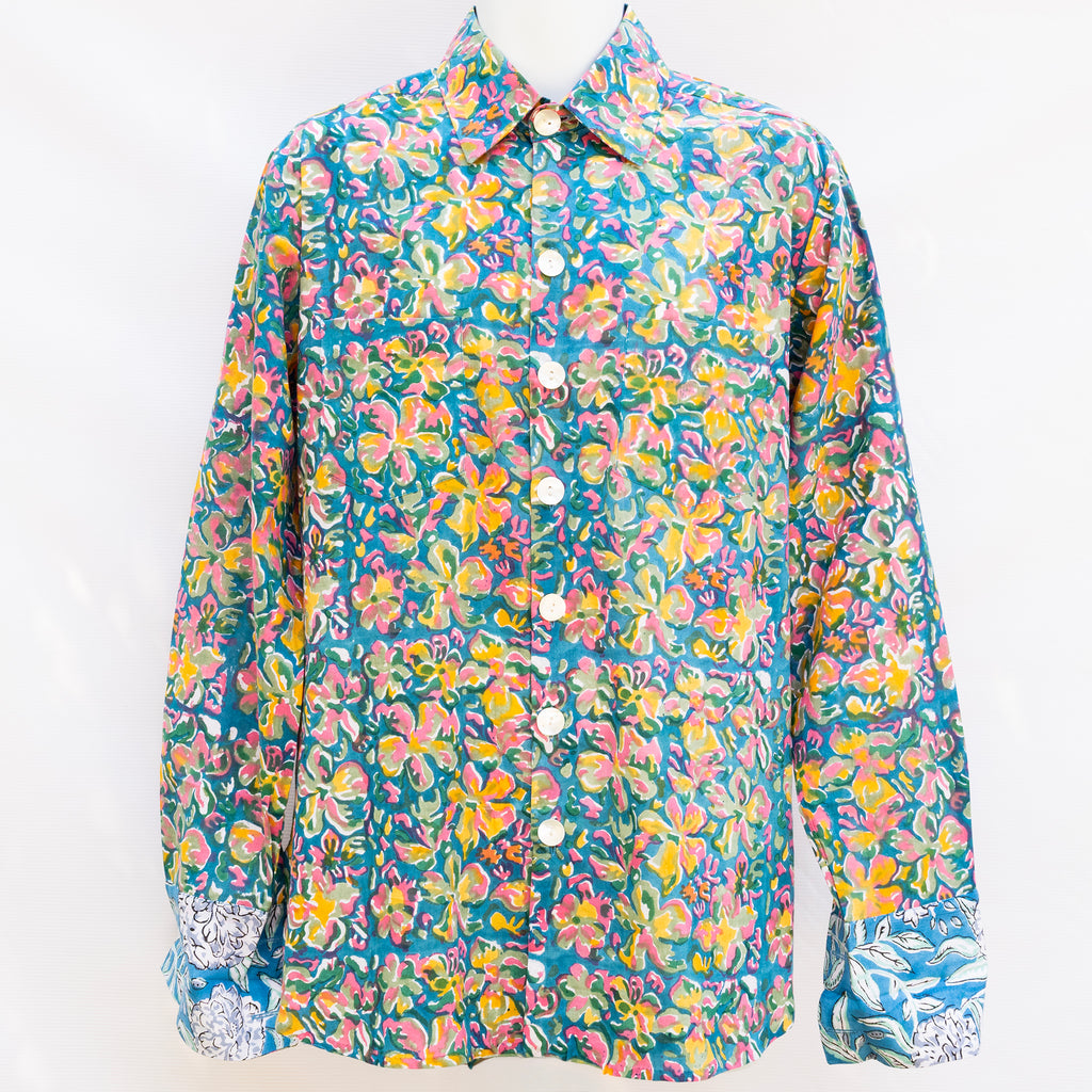 2 Pink-Yellow Tropical on Blue Phoolon Ka Jalsa  '25