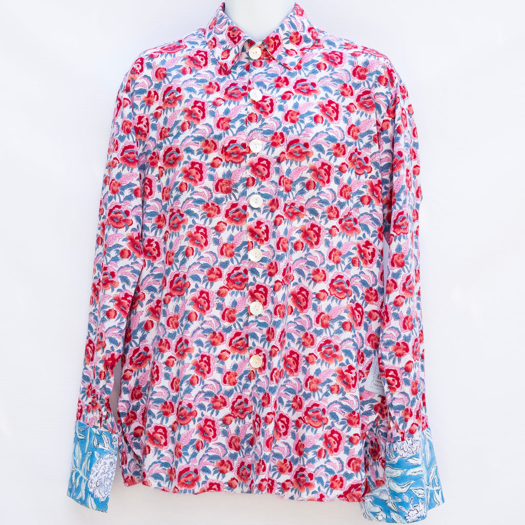 10 White with Red-Pink Roses Raat Ki Rani '25