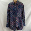 Shirting for Men - 14 Bagru Indigo White and Magenta cubes 2022