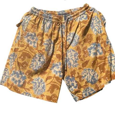 Men's Sporting Swimming Shorts - Periwinkle on Tabacco End of Line