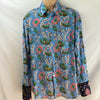 Shirting for Men - 2 Rose Anemone on Blue 2022 - End Of Line