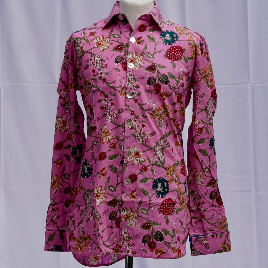 Shirting for Men -15 Pink Floral Coord Shirt 2019 - End Of Line